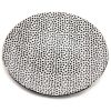 Thyme & Table Dinnerware Black & White Dot Stoneware Round Salad Plate
