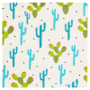 144-Pieces of Cactus Party Supplies with Succulent Plates, Napkins, Cups and Cutlery for Fiesta Party Celebration, Birthday